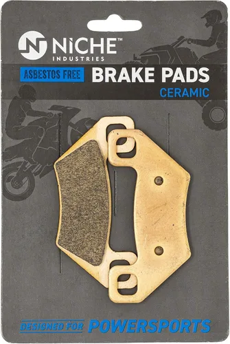 Juego de pastillas de freno de cerámica NICHE delanteras y traseras para Arctic Cat 1436-420 1436-811 Polaris 2204137