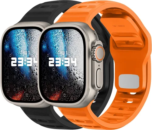 Miniatura 37 de UC1 Banda para Apple Watch para Mujeres y Hombres Se Ultra 2 de 40mm 44mm 46mm 42mm 45mm 41mm 38mm 49mm Series 10 9 8 7 6 5 4 3 iWatch Correa