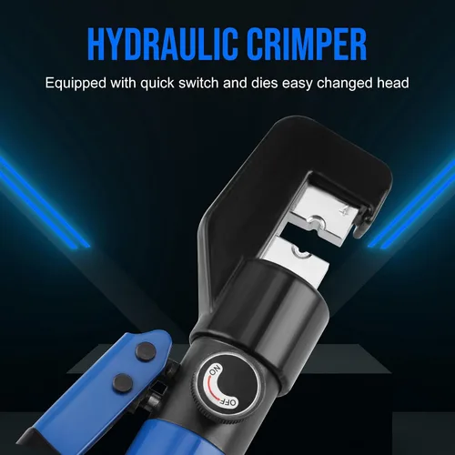 Miniatura 7 de Lichamp - Herramienta hexagonal para cable de acero inoxidable para cuerda de 1/8" y 3/16" Hydraulic swaging crimping tool, hand operated steel