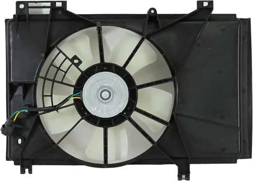 Compatible con ventilador de condensador y radiador dual para ZJ3815025B 11-14 Mazda Mazda2