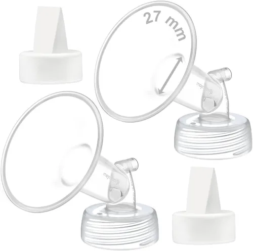 Miniatura 15 de Maymom Válvula de brida y pico de pato de 0.827 in compatible con piezas de bomba de repuesto Spectra S1 S2 9 Plus, no original Spectra Brida