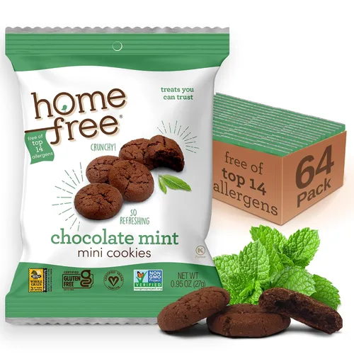 Miniatura 15 de Homefree Mini Caja de Galletas con Doble Chispas de Chocolate, Sin Gluten, Sin Nueces, Vegano, Seguro para la Escuela y Refrigerio Amigable