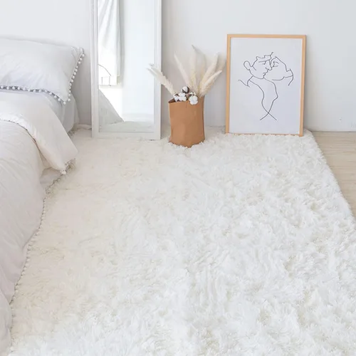 Miniatura 7 de Wlian Alfombras peludas súper suaves y esponjosas para dormitorio, lavables, peludas, antideslizantes, para dormitorio, sala de estar, habitación