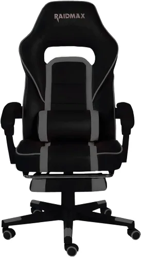 Miniatura 5 de Raidmax Advanced DK701 Series - Sillas para juegos de computadora, silla de juegos de tamaño XL con reposabrazos acolchado y reposapiés plegable