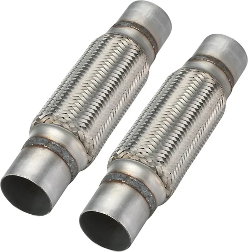 Miniatura 12 de Tubo flexible de escape, tubo flexible de escape resistente de acero inoxidable de 2 x 4 pulgadas, tubo flexible de escape de doble trenza, longitud