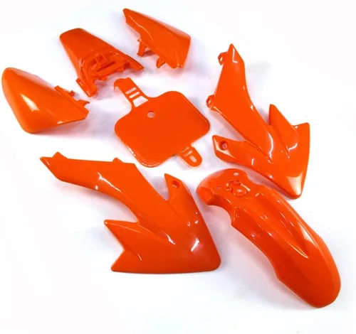 Miniatura 5 de Kit de carenado de guardabarros de plástico naranja para Honda XR50 CRF50 chino 50cc 90cc 110cc 125cc 140cc 150cc 160cc Dirt Pit Bike