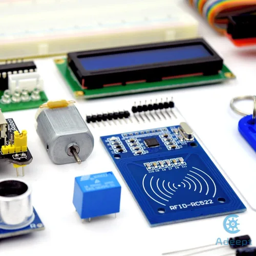 Miniatura 4 de Adeept Kit de inicio RFID para Raspberry Pi 4 3 Modelo B+ B, motor paso a paso, ADXL345, placa de extensión GPIO de 40 pines, tabla de pan sin
