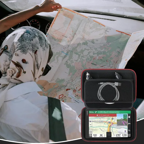 Miniatura 7 de Funda rígida GPS para Garmin dēzl OTR1010/dēzl OTR1000/RV 1095/dēzl OTR1020/RV 1090, 10 pulgadas GPS camión navegador caja de almacenamiento