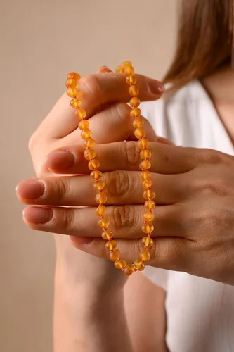 Miniatura 47 de Amber Necklace for Women - HandMade Baltic Jewelry for Adult - 18 inch - 100% Genuine