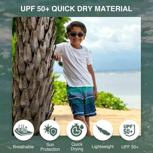 Miniatura 43 de Kanu Surf Traje de baño Yolo de secado rápido UPF 50+ para niños