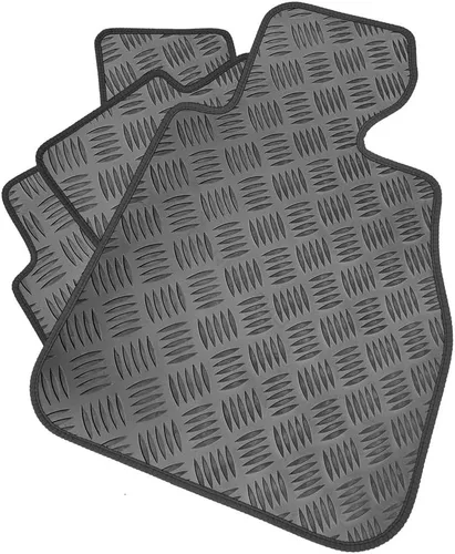 Juego de alfombrillas de goma para coche compatibles/repuesto para Nissan Navara NP300 (D23) (años 2015-fecha), alfombrillas a medida, resistentes,