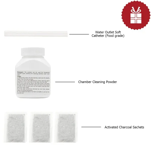 Miniatura 9 de ROVSUN【Actualizado】Destilador de agua de 1.1 galones/4L con material ignífugo, recipiente sin BPA e interior de acero inoxidable para el hogar