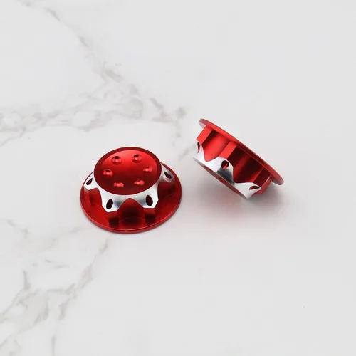 Miniatura 7 de 4 piezas de tuerca hexagonal para automóvil RC de 0.669 in, cubierta antipolvo, repuesto para automóvil RC de 1/8, camión todoterreno RC compatible