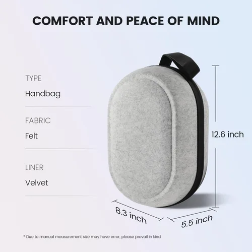 Miniatura 6 de Funda de transporte de gran espacio compatible con Meta Quest 3S/Quest 3/Quest 2/Vision Pro VR Gaming Headset Original/Elite y accesorios