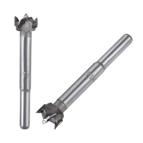 Miniatura 5 de uxcell Forstner Brocas de taladro de madera de 0.709 in y 0.748 in de diámetro. Sierra de agujero punta de acero de aleación de carburo de corte