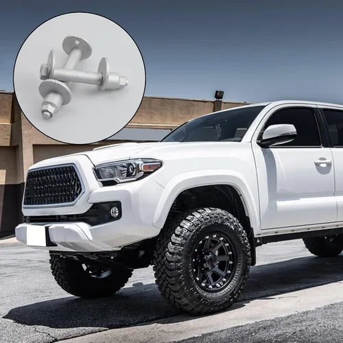 Miniatura 6 de Pernos de ajuste de punta inclinada de alineación delantera, pernos de alineación de punta de leva de control inferior aptos para Toyota Tundra
