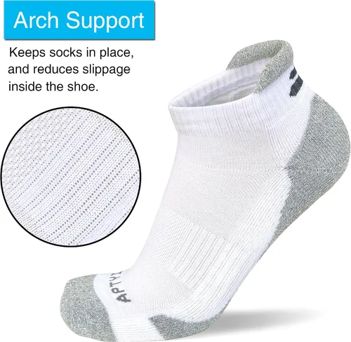Miniatura 6 de APTYID Calcetines tobilleros acolchados para hombre (6 pares)