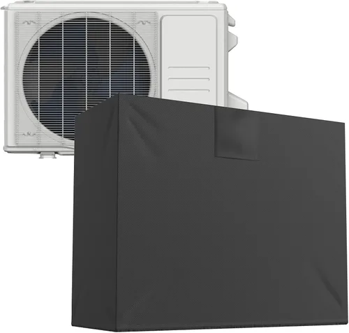 Mini Split - Cubierta de aire acondicionado para condensador exterior de 32.2 x 13.7 x 22.8 pulgadas, cubierta de CA dividida para unidades