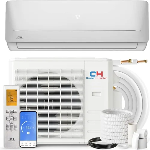 Miniatura 10 de Cooper & Hunter MIA Series 12,000 BTU 115V Mini Split AC/sistema de calefacción, montaje en pared sin conductos, inversor SEER2 21.2 - Kit