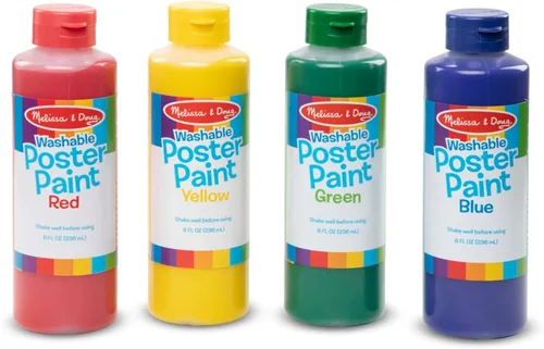 Melissa & Doug - Juego de pinturas para papel o póster, se pueden borrar (gran regalo para niñas y niños, ideal para niños de 3, 4, 5, 6, 7 años y