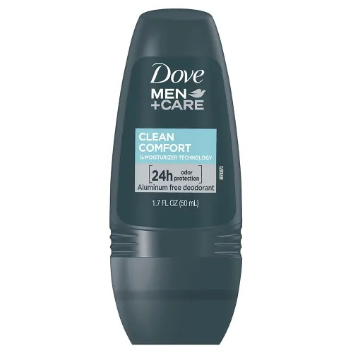 Miniatura 2 de Dove Men+Care Clean Comfort - Desodorante enrollable sin aluminio, para protección contra olores de axilas durante todo el día, paquete de 4, 1.7