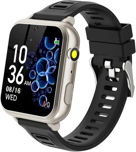 Miniatura 11 de Tixpc Reloj inteligente para niños y niñas con video, cámara, reproductor de música, 39 juegos, podómetro, reloj despertador, calculadora, antorcha