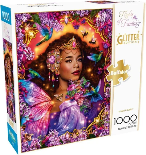 Buffalo Games - Flights of Fantasy - Summer Queen - Rompecabezas de 1000 piezas para adultos - Rompecabezas desafiante perfecto para noches de juego