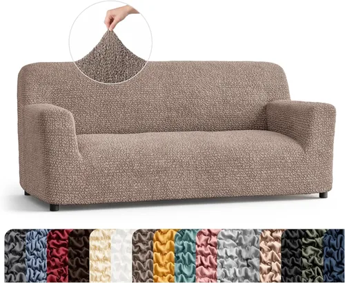 Miniatura 44 de Fundas elásticas de sofá prémium para sofá, funda para silla, lavable, apta para perros y mascotas, fundas elásticas de poliéster para sofá biplaza