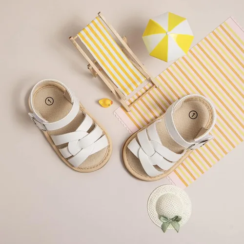 Miniatura 4 de KIDSUN Sandalias para bebés, niñas y niños, suela de goma antideslizante, para verano, playa, al aire libre, zapatos para cuna