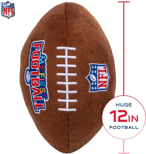Miniatura 3 de Franklin Sports MyFirst Pelotas Deportivas de Felpa Suave - Juguete de Peluche Relleno de Baloncesto, Béisbol + Fútbol Americano para Niños - NBA