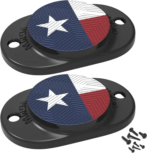Miniatura 10 de GMW Gun Magnet [2-Pack] 30 lbs. Rating Magnetic Gun Mount HQ Rubber Coated Gun Magnet Buckler Series for Car, Truck, Desks, Safes, and Walls
