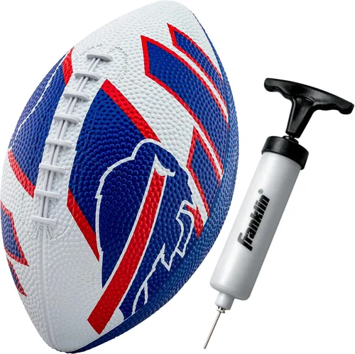 Miniatura 16 de Franklin Sports NFL Team Footballs - Rubber Youth Mini Balls for All Teams - Kids 8.5" Football + Air Pump Sets - Official NFL Licensed