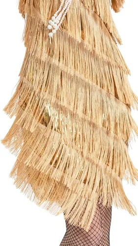 Miniatura 5 de Vestidos de tirantes con flecos y borlas para mujer, ropa de baile a la moda, con accesorios de los años 20