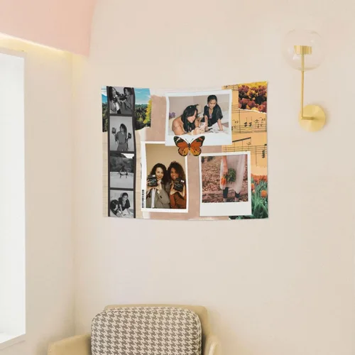 Miniatura 3 de BHSHOH Tapiz de fotos personalizado, telón de fondo personalizado, manta para colgar en la pared, para dormitorio, sala de estar, decoración