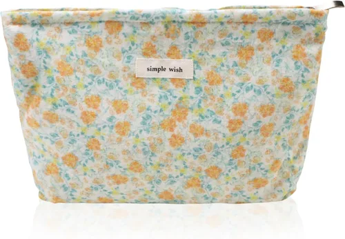 Miniatura 28 de Wudygirl Bolsa de maquillaje de lona para mujer, organizador estético de maquillaje, bolsa de maquillaje de viaje, bolsa de aseo para bolso, bolsa