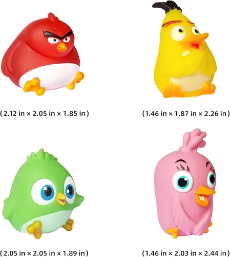 Miniatura 4 de ROLOSO Juguetes coleccionables de Angry Birds con licencia, 13 figuras de acción, juego de rebaño, juegos de cerdo City Strike 2 Takedown Space