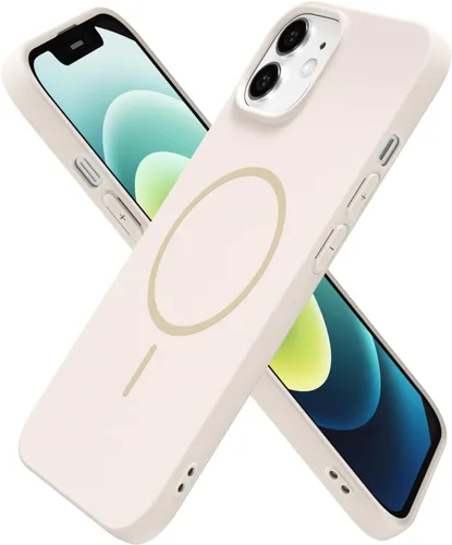 Miniatura 243 de oakxco Funda de silicona Mag Safe para iPhone 17 Pro Max, funda magnética delgada y fina compatible con carga inalámbrica MagSafe, bonita funda Negro