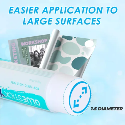 Miniatura 2 de Darice - Barras de pegamento gigantes, pegamento jumbo XL grande de 115 gramos - Lavable, no tóxico - Suministros escolares para el aula - 1 paquete