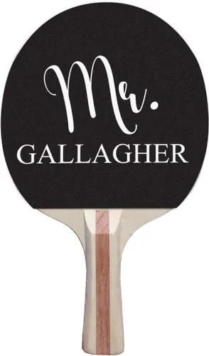 Miniatura 11 de Infusion Pala de ping pong con diseño de color negro, blanco y negro, impresión directa de 5 capas premium en raqueta de tenis de mesa