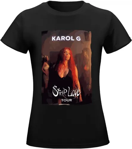 Miniatura 5 de Camiseta casual para mujer, camisetas gráficas de moda, cuello redondo, camisetas de verano