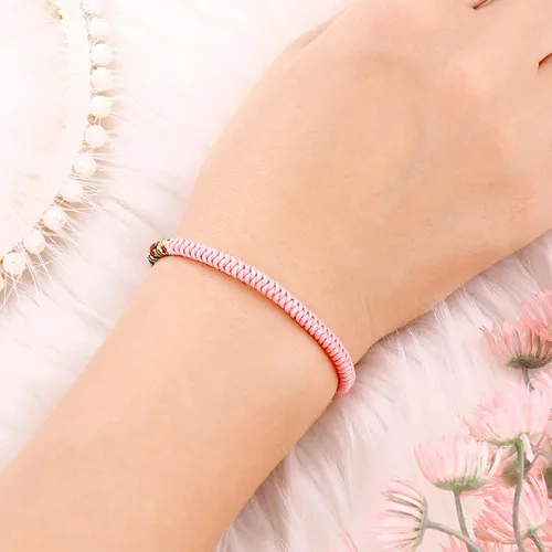 Miniatura 17 de Pulseras tibetanas hechas a mano con cuerda roja para él y ella, pulsera de la amistad, pulsera de la amistad, hilo negro y rojo para protección