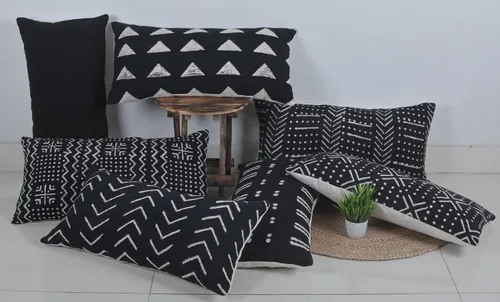 Miniatura 6 de Trade Star Funda de almohada corporal de diseñador 100 % algodón, hecha a mano, grande, funda de almohada decorativa estilo bohemio para casa