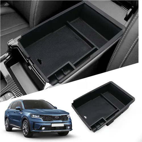 Miniatura 12 de Organizador de consola inferior compatible con Nissan Rogue (S/SL/SV/Platinum) 2021 2022 2023 2024 2025 2026 Nissan Rogue (S/SL/SV/Platinum) Bandeja