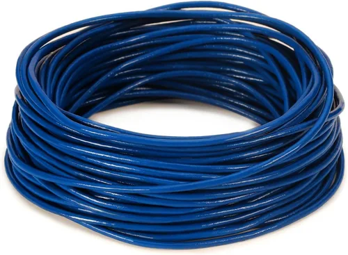 Miniatura 16 de Cordones de cuero redondos genuinos Beadnova de 0.05 a 0.19 in para el collar de la pulsera que rebordea la fabricación de la joyería, 01.blanco