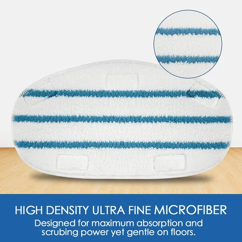 Miniatura 3 de Paquete de 10 almohadillas de repuesto para trapeador de vapor para limpieza PurSteam ThermaPro Steam Mop Cleaner10 en 1 y Thermapro 211