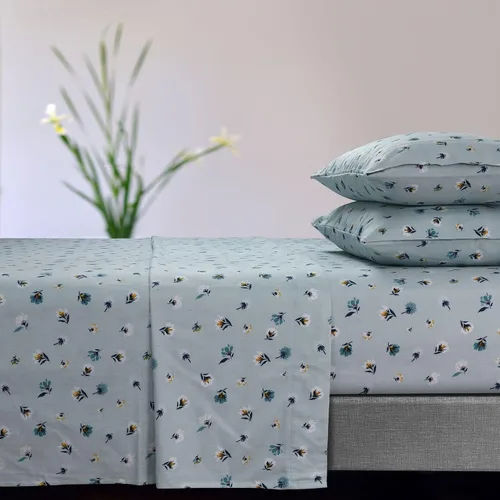 Miniatura 15 de Tribeca Living Sábanas de franela de algodón portugués tamaño King – Juego de sábanas de bolsillo profundo de 170 GSM para colchones de hasta 21 Ava