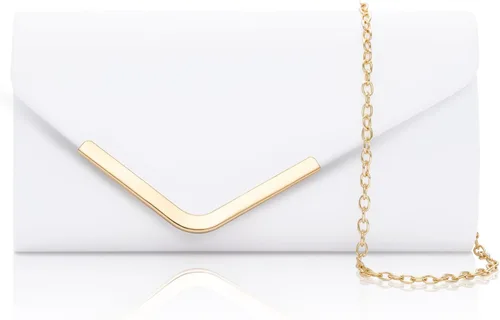 Miniatura 21 de Bolso de mano Larcenciel para mujer, bolso de lentejuelas brillante con cadena, bolso de noche con destellos para fiestas y graduaciones
