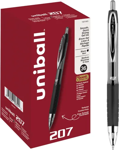 Miniatura 10 de uni-ball 207 - Bolígrafos de gel retráctiles Azul