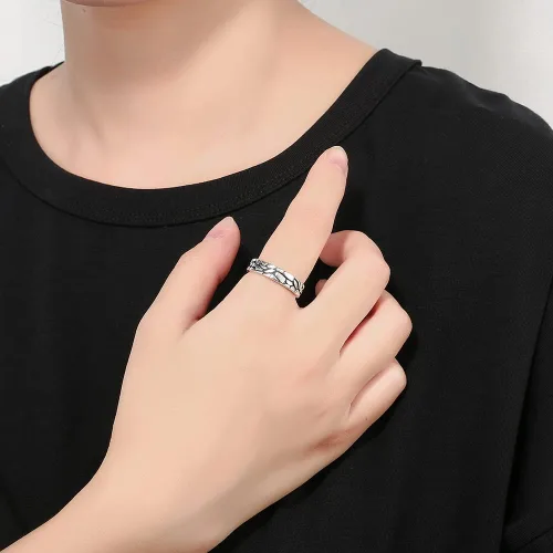 Miniatura 3 de Band Rings for Women, Fashion Gold and Silver Chunky Band Rings Statement Costume Jewelry for Teen Girls Gifts for Her