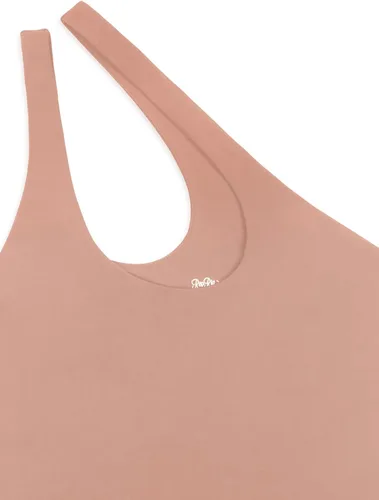Miniatura 5 de REORIA - Body sexy para mujer, sin mangas, con corte frontal de un hombro y espalda descubierta